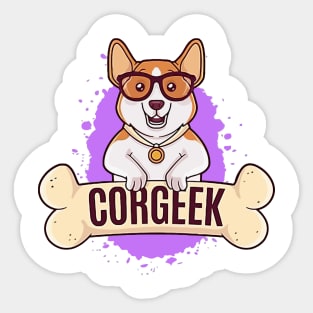 CorGeek Sticker